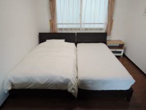 ベッド2つタイプのお部屋