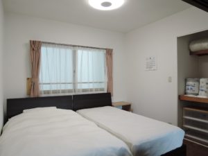 ベッド2つタイプのお部屋