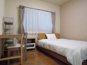 ベッド1つタイプのお部屋