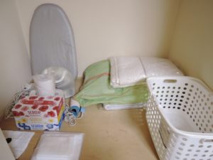 リネン類や消耗品の予備