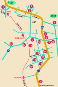 マンスリーマンション案内図